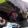 Motociklo vaizdo kamera užfiksavo „Nemuno žiede“ įvykusį incidentą