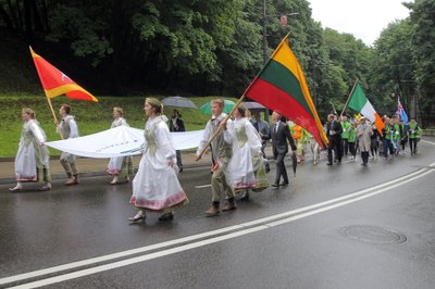 2017 metų PLSŽ dalyvių eisena Kaune