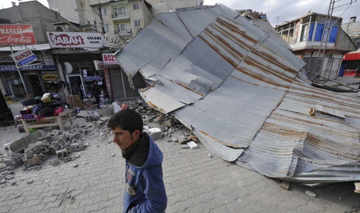 Turkiją sukrėtė žemės drebėjimas