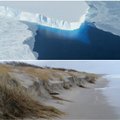 Antarktidos ledynai skyla gabalais, Lietuvoje jau fiksuojamas jūros lygio kilimas