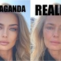 Supermodelis Paulina Porizkova piktinasi: instagramas pašalino jos įrašą apie Rusiją, kaltina cenzūra