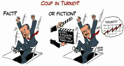 Karikatūra - "Perversmas Turkijoje"