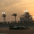 Antrose Abu Dabio treniruotėse – atkakli L. Hamiltono ir N. Rosbergo kova