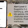 Kai kurie gyventojai negauna trumpųjų perspėjimo pranešimų: paaiškino, kodėl taip yra ir kokius nustatymus telefone reikia pakeisti