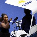 „US Open“ finale kritusi Serena Williams išplūdo teisėją, paprašė pagarbos varžovei ir prabilo apie moterų teises