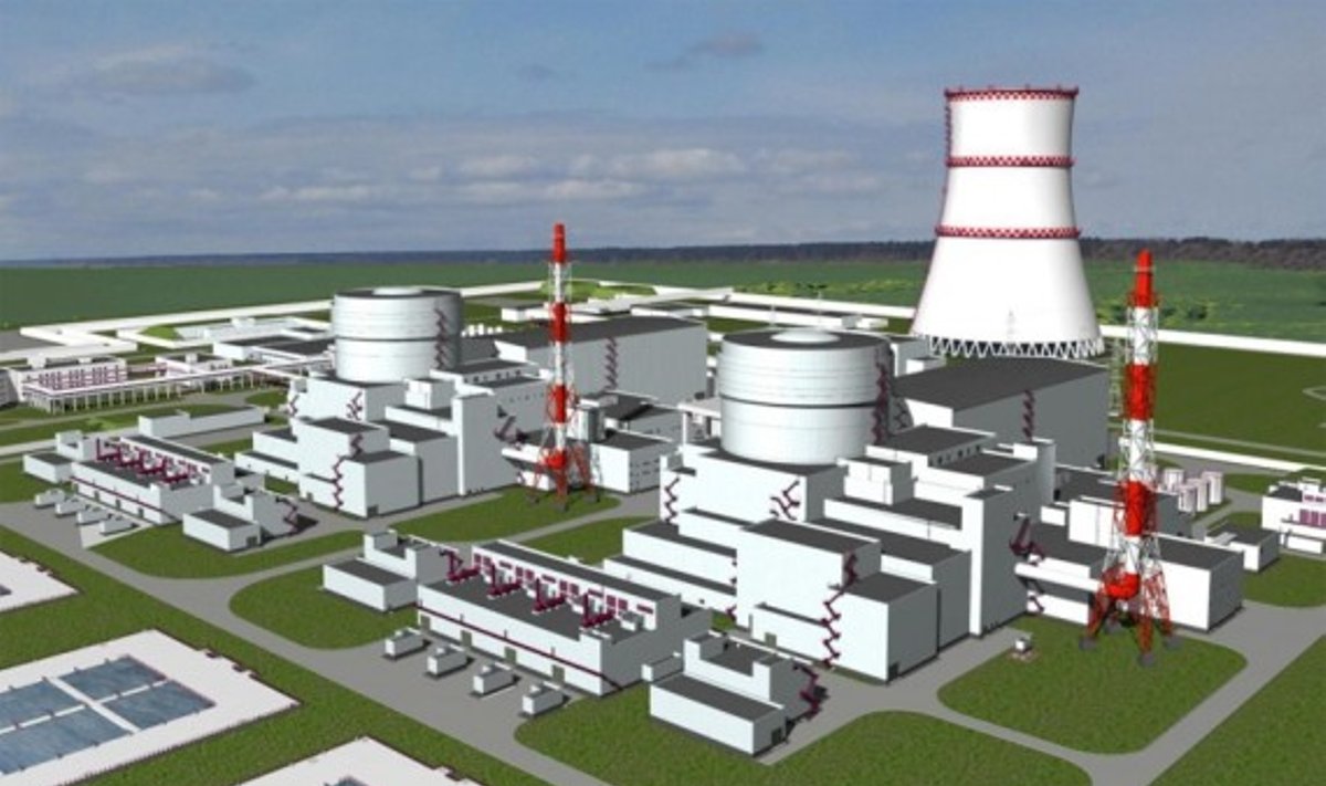 Baltijos atominės elektrinės Kaliningrade maketas