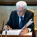 Italijos prezidentas paleido parlamentą, bus sušaukti pirmalaikiai rinkimai