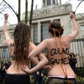 Prie Rusijos ambasados Berlyne – „Femen“ protestas prieš žaidynes Sočyje