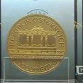Liublianoje eksponuojama didžiausia Europoje auksinė moneta