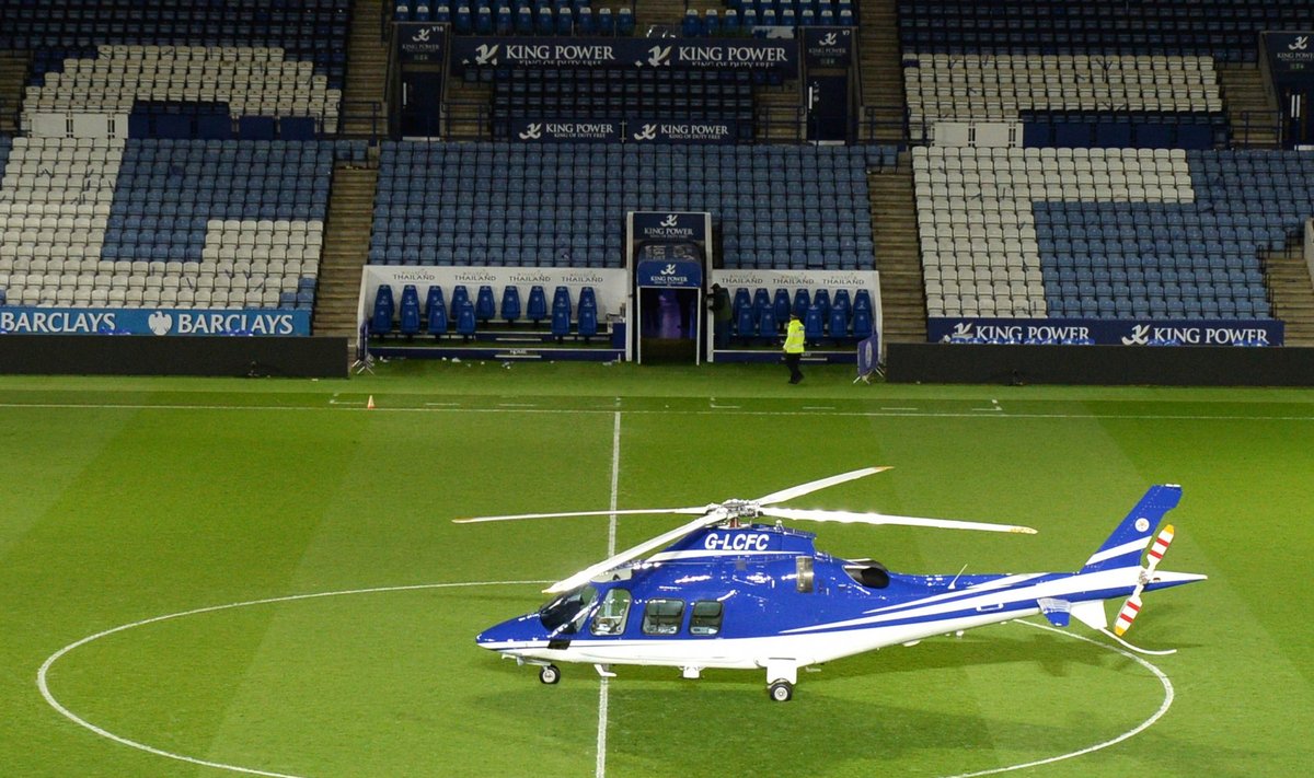 "Leicester" klubo savininko sraigtasparnis