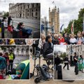 Specialiai „Delfi“ iš Londono: prieš karalienės Elžbietos II laidotuves gatvėse – palapinių miestelis, čia žmonės ir valgo, ir miega