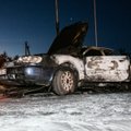 Vilniuje degė trys automobiliai, įtariamas padegimas
