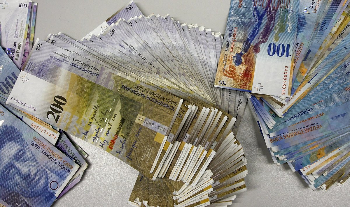 Šveicarijos frankai