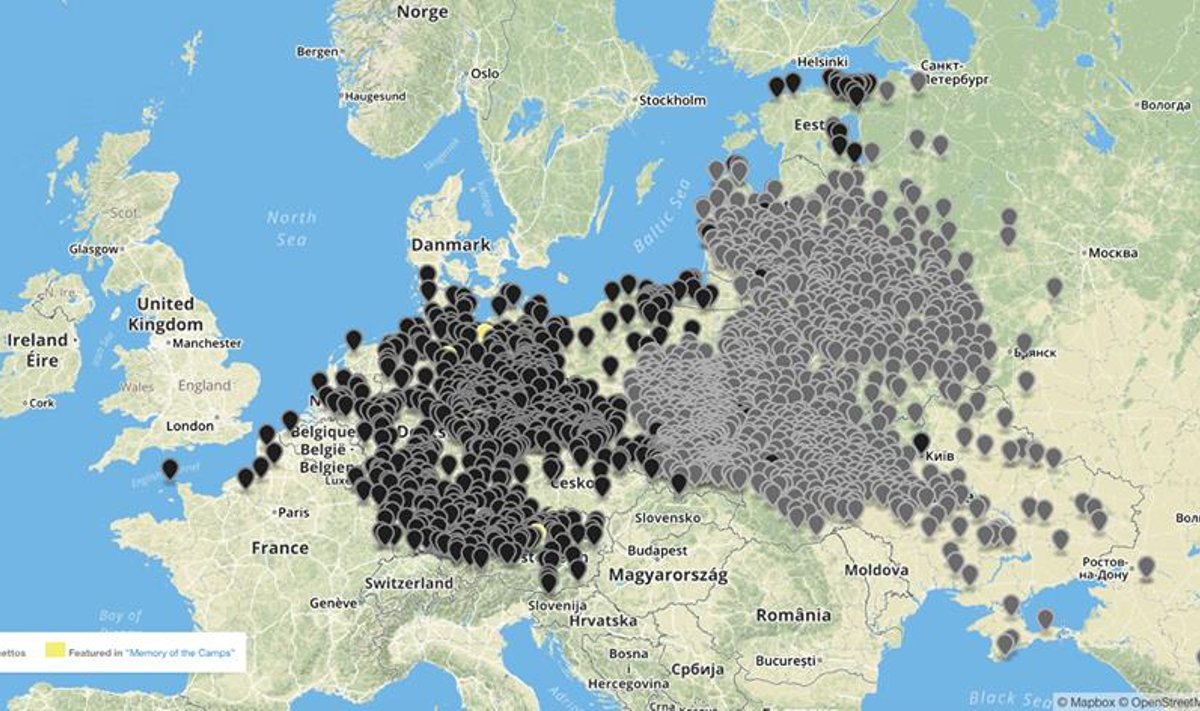Mapa Holokaustu