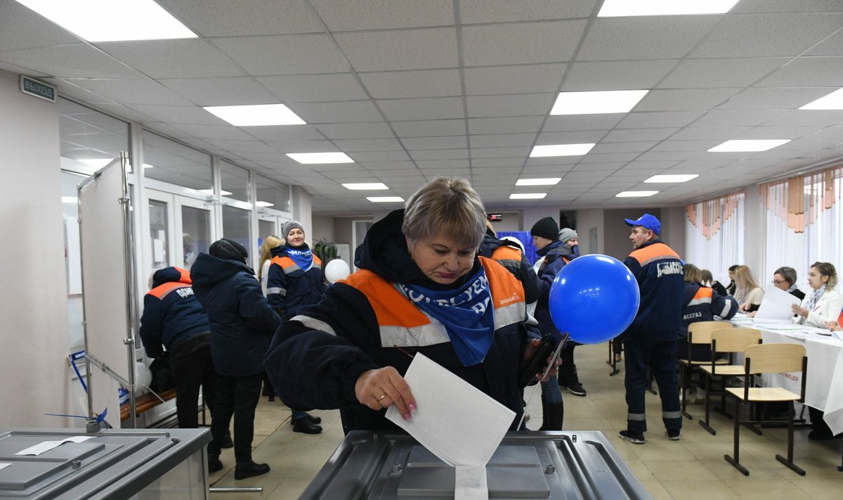 „Rinkimai“ Rusijoje