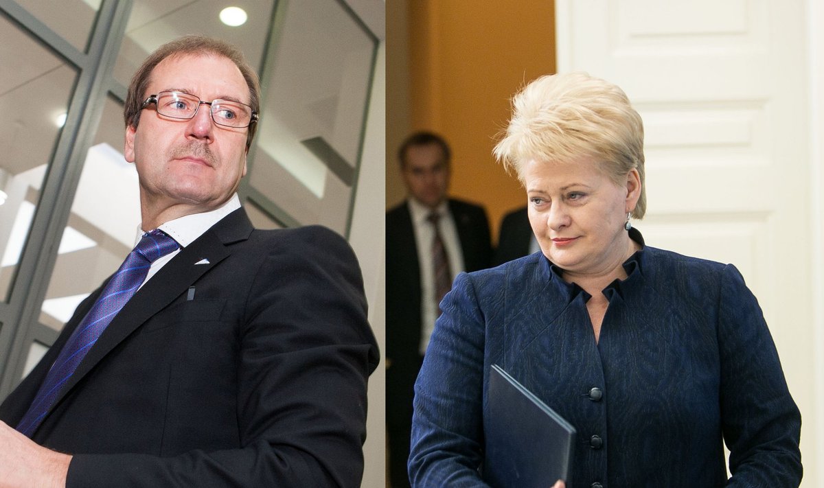 Viktoras Uspaskichas ir Dalia Grybauskaitė