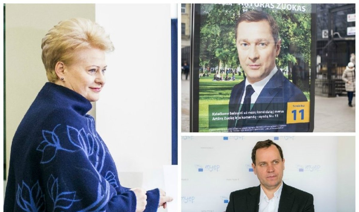 D. Grybauskaitė, A. Zuokas, V. Tomaševskis