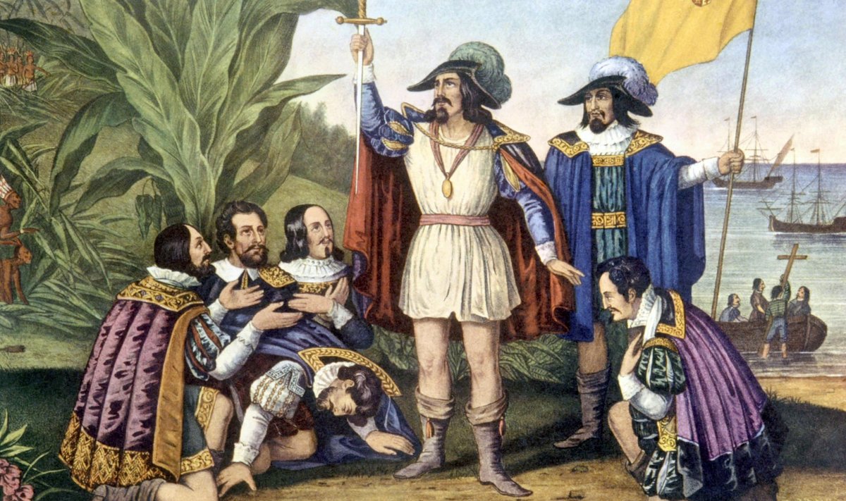 Kristoforo Kolumbo išsilaipinimas 1492 m.