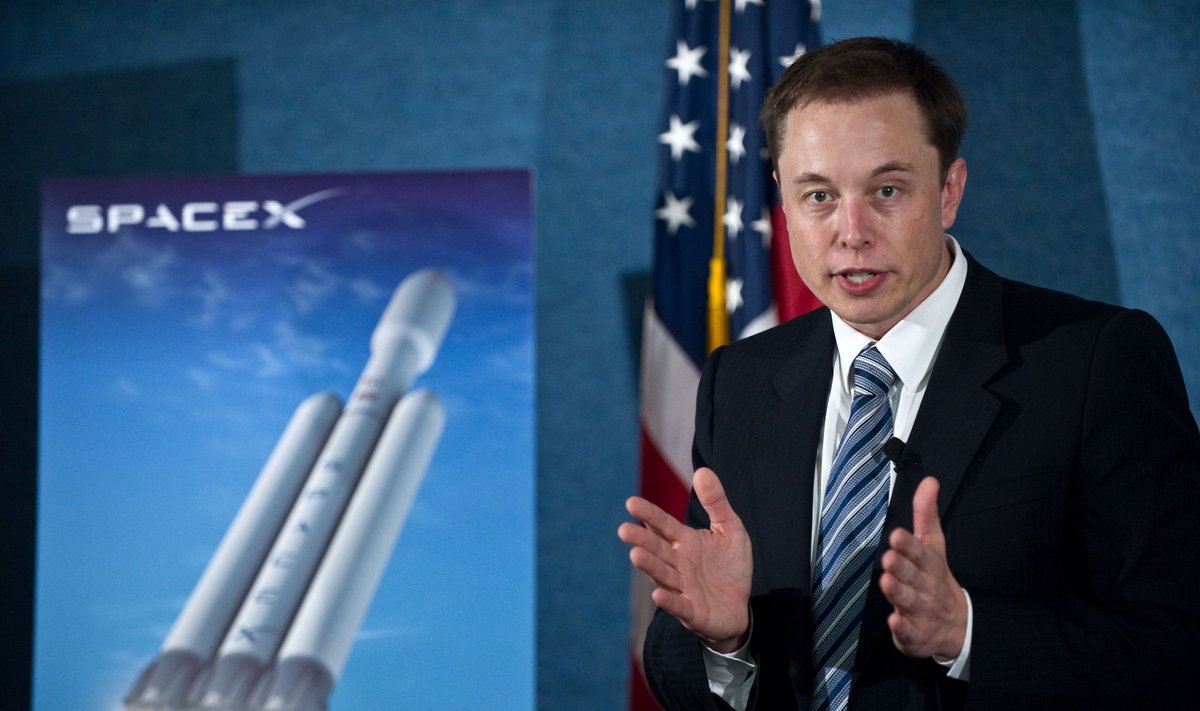 "SpaceX" generalinis direktorius Elonas Muskas