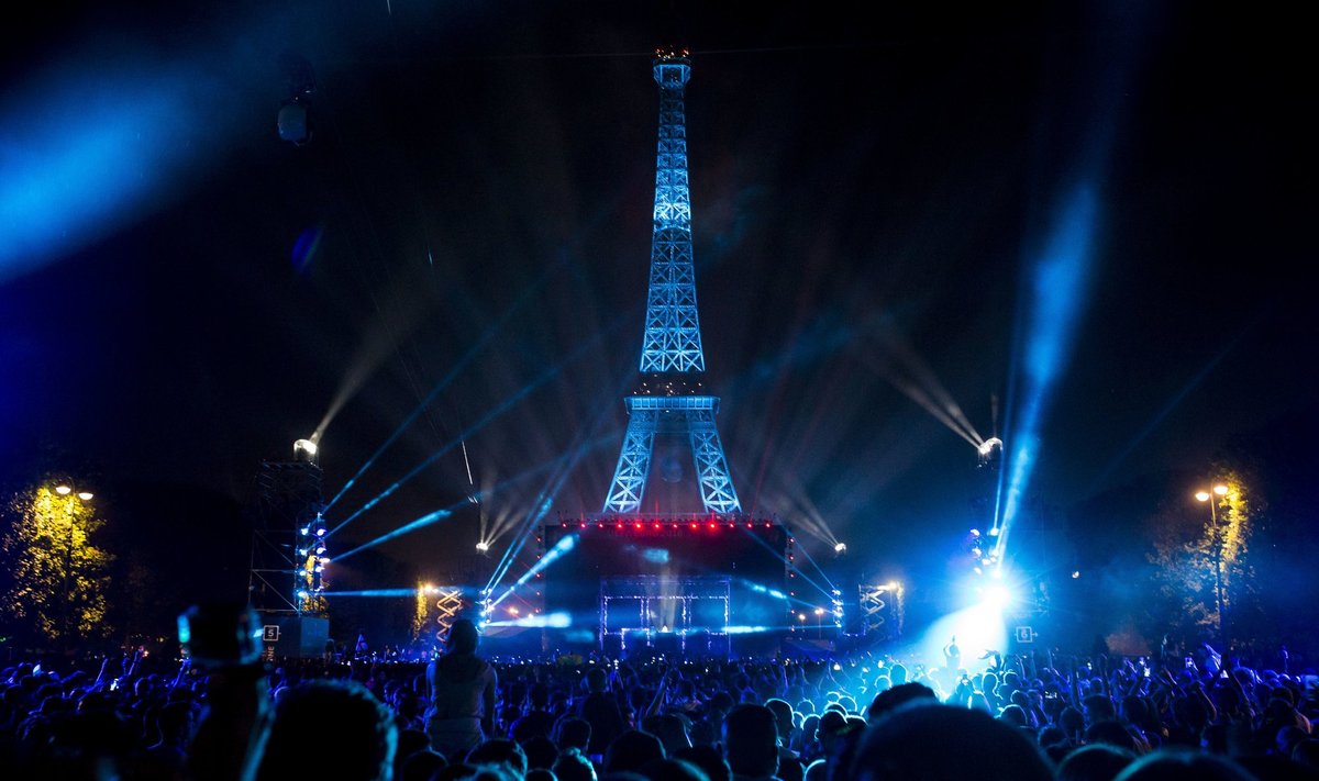 Euro 2016 atidarymo koncertas prie Eifelio bokšto