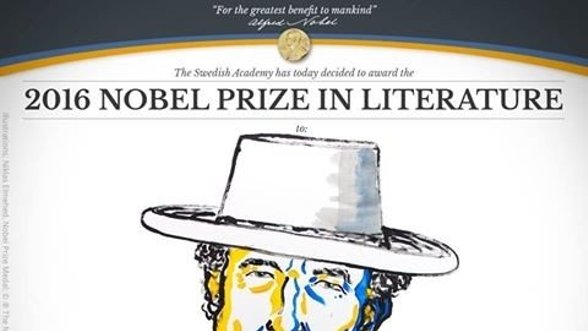 Kulminacija ir atomazga Stokholme: 113-uoju Nobelio literatūros premijos laureatu tapo Bobas Dylanas