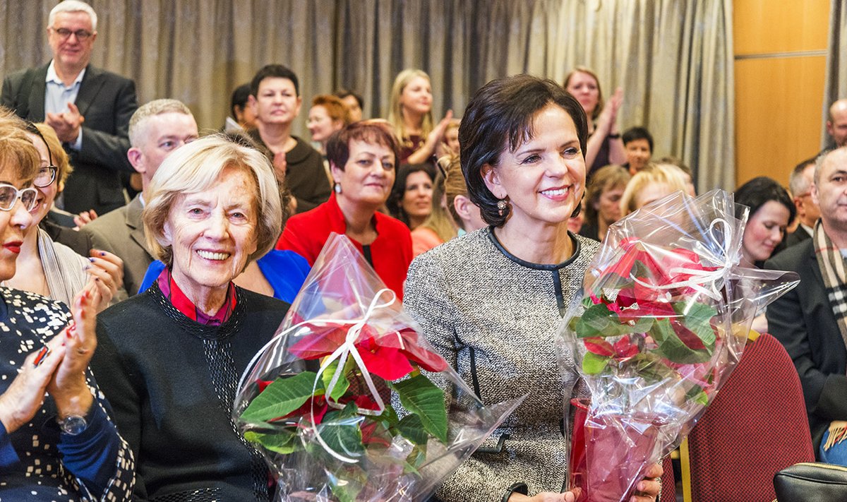 Ms. Alma Adamkienė and Ms  Janina Butkevičienė. Photo Ludo Segers