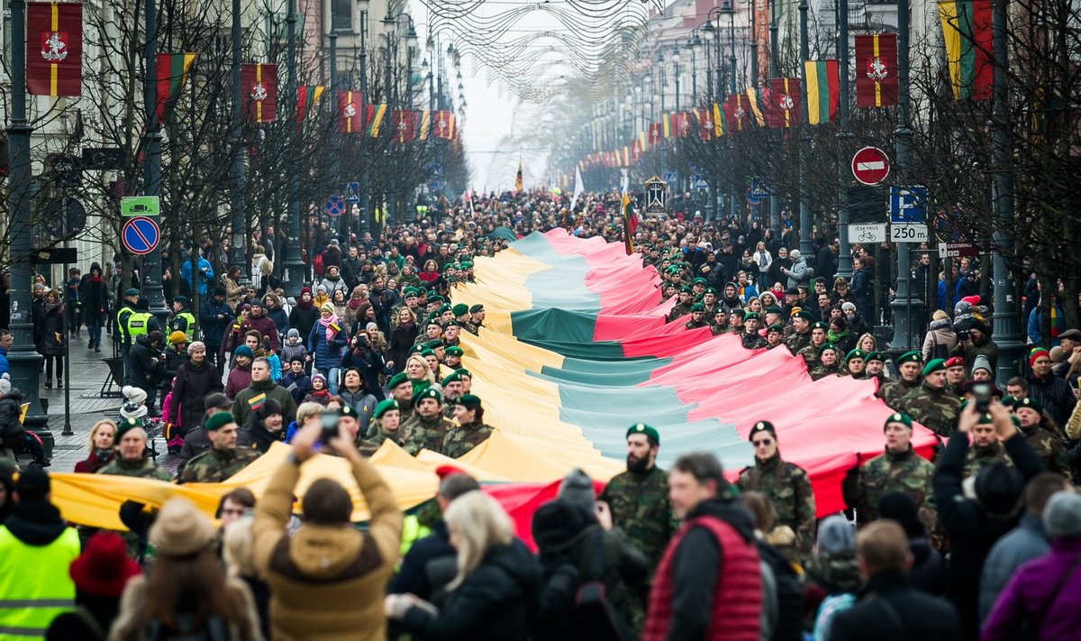 The March 'Our freedom' on March 11