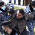 Jerevano centre per antivyriausybinę protesto akciją sulaikyti 57 žmonės