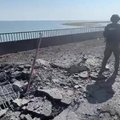 Britų žvalgyba: Ukraina praėjusią savaitę apgadino svarbų Krymą su Chersonu jungiantį tiltą, taip sulėtindama Rusijos logistiką