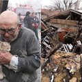 Jaudinanti akimirka: namus sunaikinęs gaisras paliko senoliui brangiausią jo turtą
