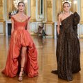 2024 metų žiemos suknelių kolekcijoje Paryžiuje – aukso spalvos ir prabanga