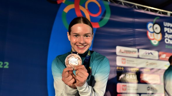 Pasaulio jaunimo čempionate – Adomaitytės bronza ir Purono penkta vieta