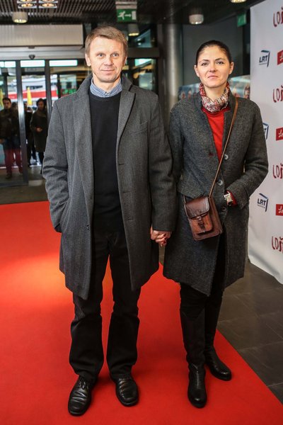 Rolandas Kazlas su žmona