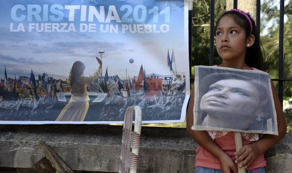 Argentinos prezidentės rėmėja linki jai sveikatos