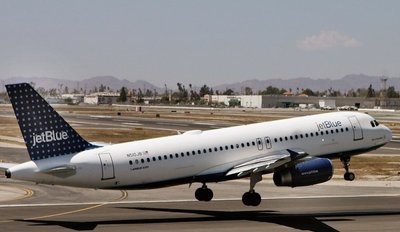 „JetBlue“ priklausantis Airbus A320 orlaivis