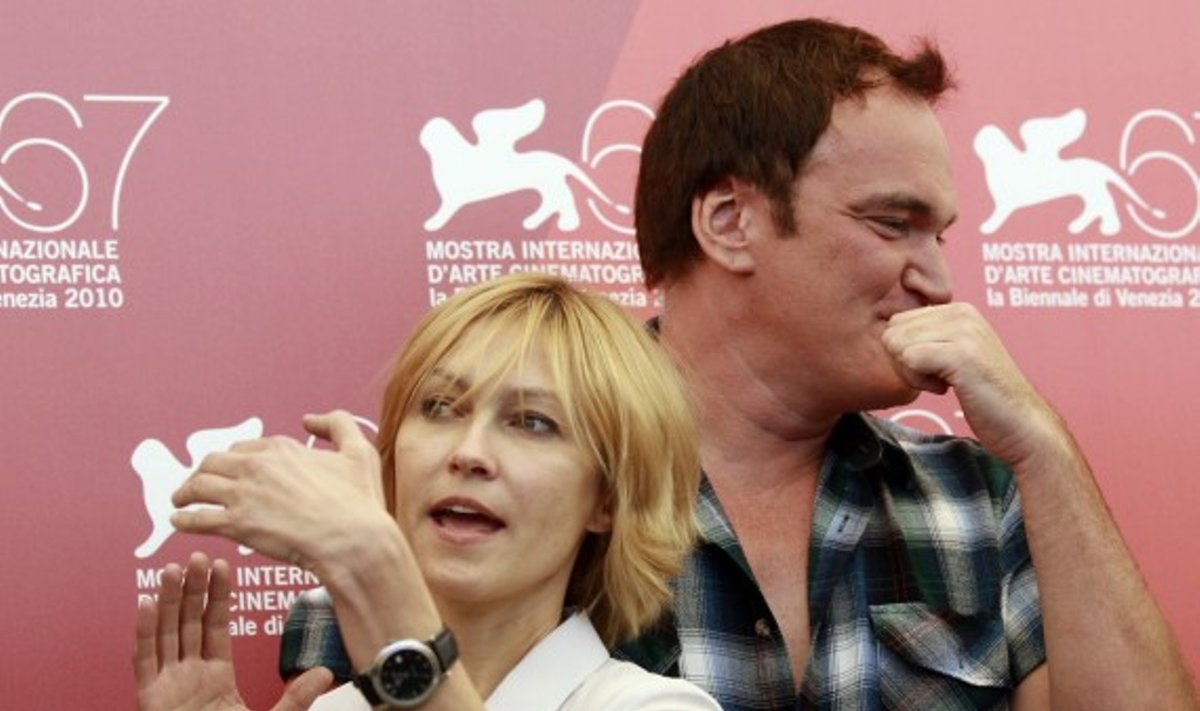 Aktorė Ingeborga Dapkūnaitė ir režisierius Quentinas Tarantino