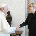 Vatikane – Šimonytės padėka popiežiui