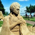 Juodkrantėje dygsta įspūdingos smėlio skulptūros