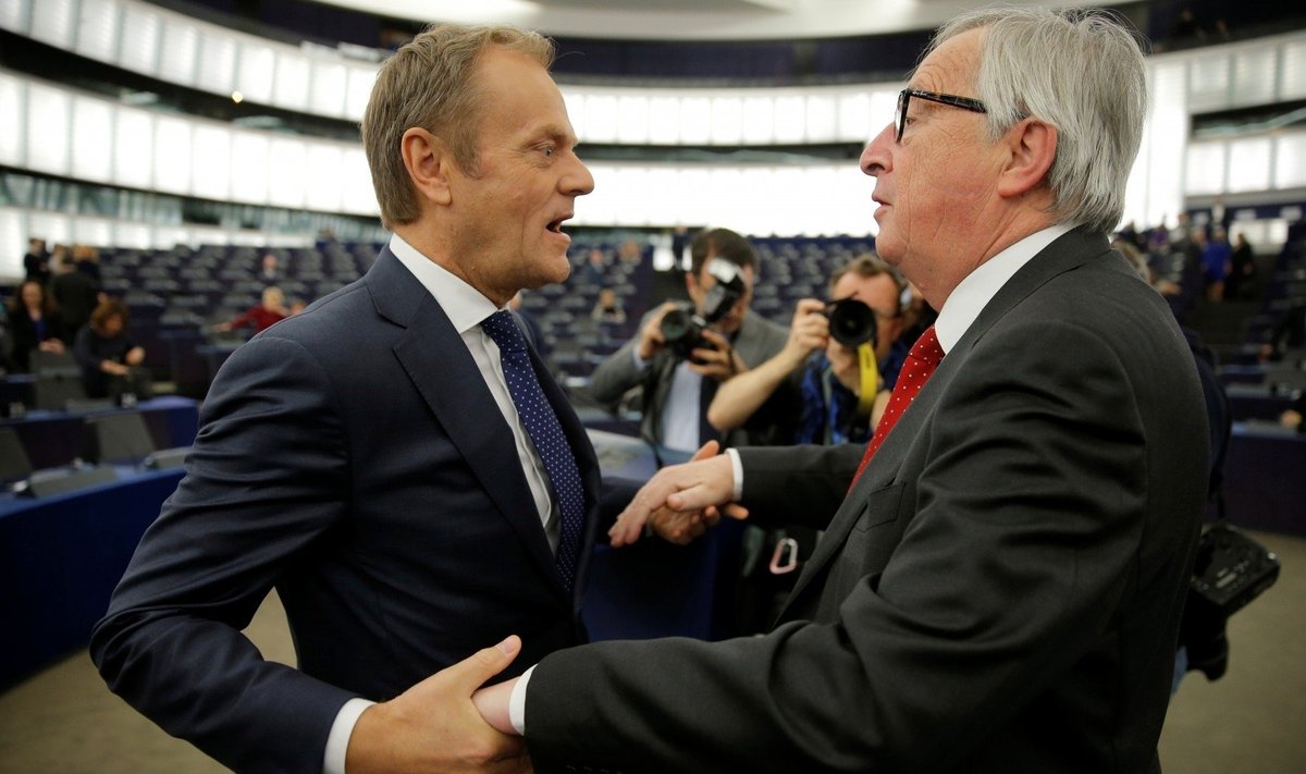 Donaldas Tuskas, Jeanas-Claude'as Junckeris