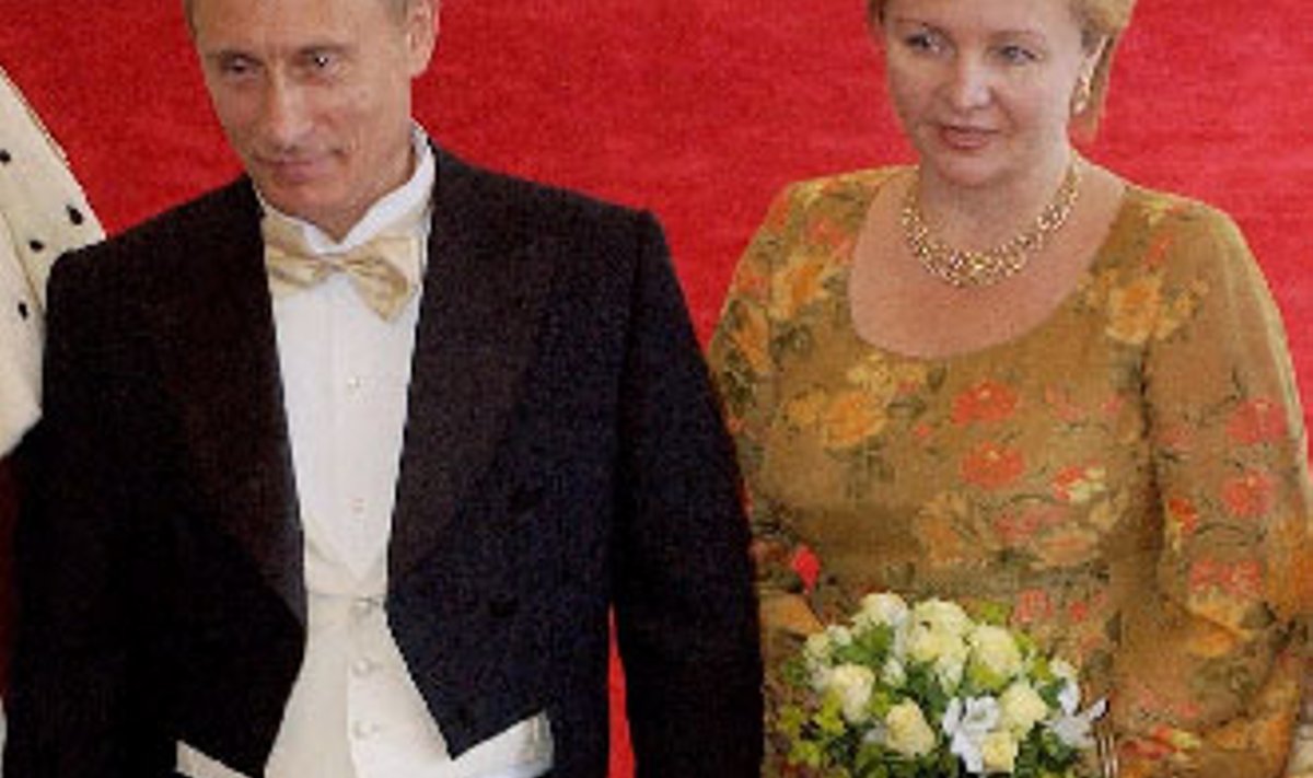 V.Putinas su žmona