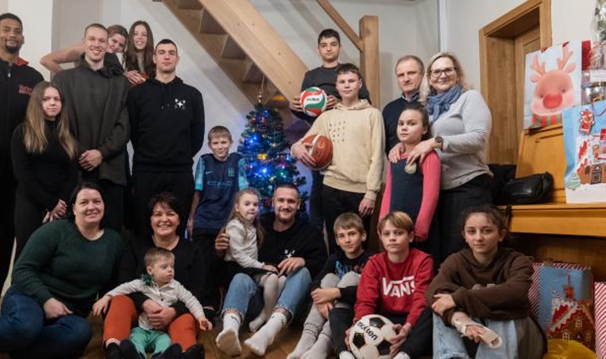 Vilniaus „Rytas“ aplankė vaikus globos namuose