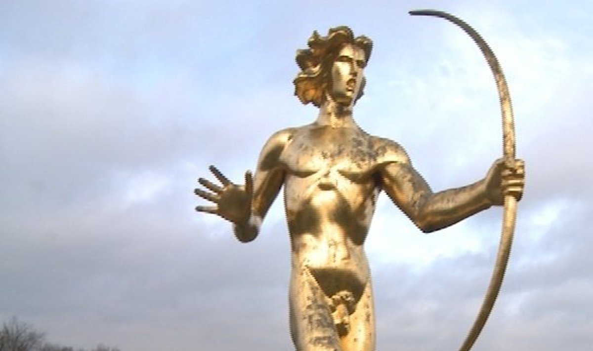 Šiaulių simbolis - Šaulio skulptūra