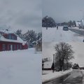 Neringa užversta sniegu: prašo gyventojų pagalbos