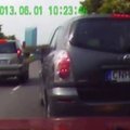 Vilniuje vaizdo registratorius užfiksavo įžūlaus „kelių erelio“ vairavimo ypatumus