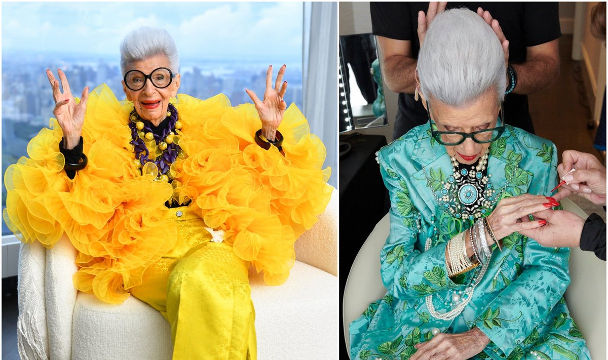 „H&M“ ir šimtametė mados ikona Iris Apfel kuria bendrą kolekciją