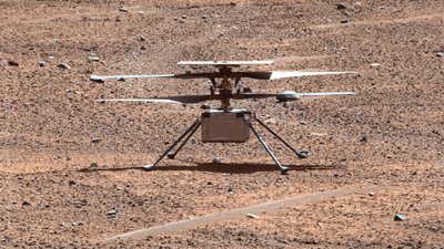 Marso sraigtasparnis Ingenuity. NASA/JPL-Caltech