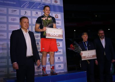 Europos jaunimo čempionė Gabrielė Stonkutė (bokso federacijos nuotr.)