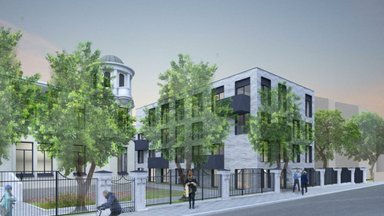 Pristatyti Sierakausko gatvės gyvenamųjų namų kvartalo antrojo etapo planai