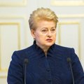 Ratings drop 'pushing Lithuanian President to criticise government'