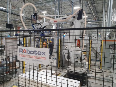 Robotas SBA industrinių inovacijų slėnyje baldų gamybos kompleksas „Inno Line“